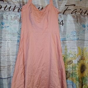 Topdress Backless Orange Dress